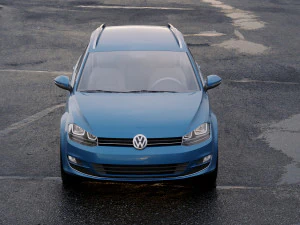 volkswagen golf 2014 3D Model