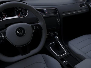 volkswagen golf 2014 3D Model