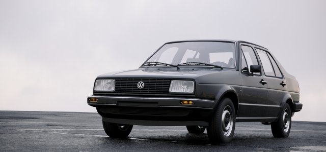 volkswagen jetta 1984 3D 模型 .c4d .max .obj .3ds .fbx .stl .blend 