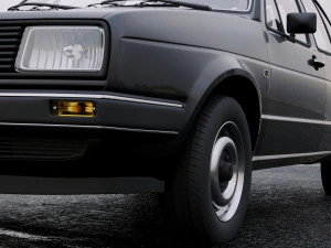 volkswagen jetta 1984 3D Model