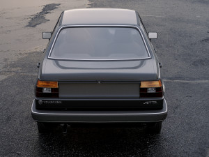 volkswagen jetta 1984 3D 模型