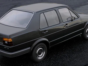 volkswagen jetta 1984 3D Model