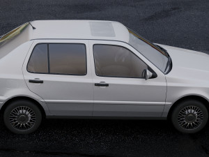 volkswagen jetta 1982 3D-Modell