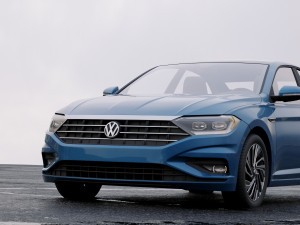 volkswagen jetta sel premium 2018 3D Model
