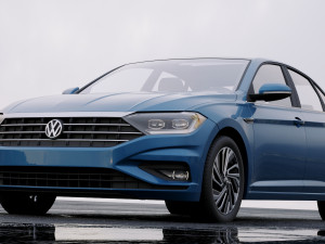volkswagen jetta sel premium 2018 3Dモデル