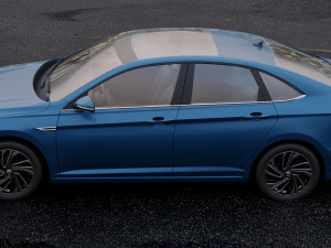 volkswagen jetta sel premium 2018 3Dモデル