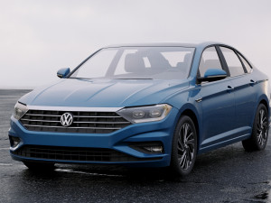 volkswagen jetta sel premium 2018 3Dモデル