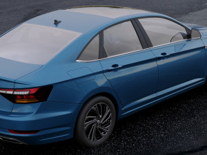 volkswagen jetta sel premium 2018 3Dモデル
