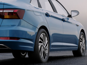 volkswagen jetta sel premium 2018 3Dモデル