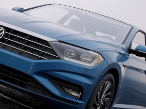 volkswagen jetta sel premium 2018 3Dモデル