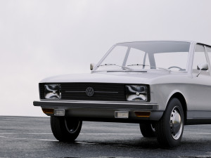 volkswagen k70 1971 3D Модель
