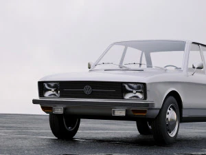 volkswagen k70 1971 3D Model