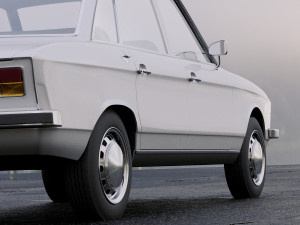 volkswagen k70 1971 3D Model