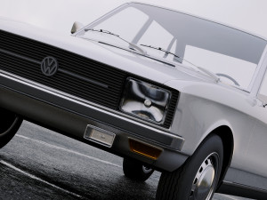 volkswagen k70 1971 3D Model