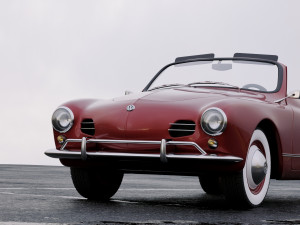 volkswagen karmann ghia convertible 1958 3D Модель