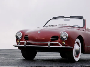 volkswagen karmann ghia cabriolet 1958 Modèle 3D