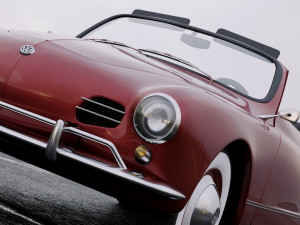 volkswagen karmann ghia convertible 1958 3D Модель