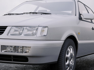 volkswagen passat 1993 3D Модель