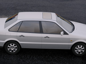 volkswagen passat 1993 3D Модель