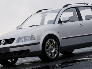 volkswagen passat variant 1997 3D Model