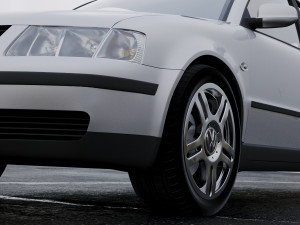 volkswagen passat variant 1997 3D 模型