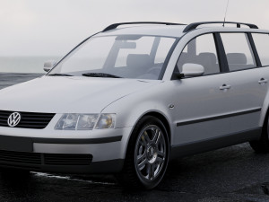 volkswagen passat variant 1997 3D 模型