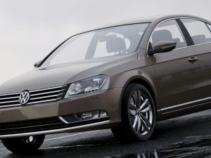 volkswagen passat 2011 3D Model