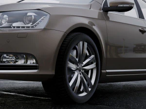 volkswagen passat 2011 3D Model