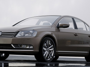 volkswagen passat 2011 3D Modell