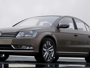 volkswagen passat 2011 3D Model