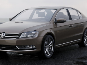 volkswagen passat 2011 3D Modell