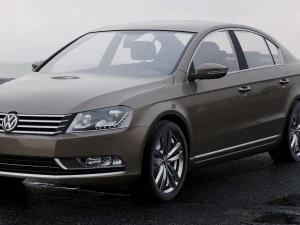 volkswagen passat 2011 3D Model