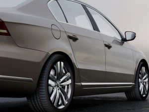 volkswagen passat 2011 3D Model