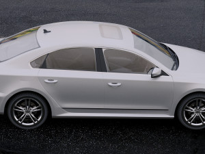 volkswagen passat b7 2011 3Dモデル