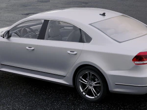 volkswagen passat b7 2011 3D Model
