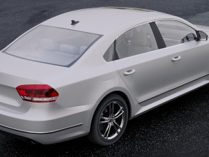volkswagen passat b7 2011 3Dモデル