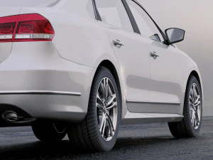 volkswagen passat b7 2011 3D Model