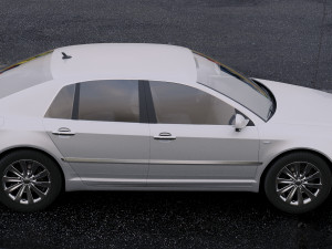 volkswagen phaeton 2011 3D मॉडल