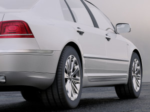 volkswagen phaeton 2011 3D मॉडल