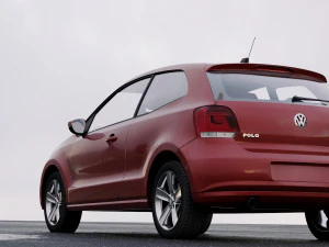 volkswagen polo 2010 3D Model