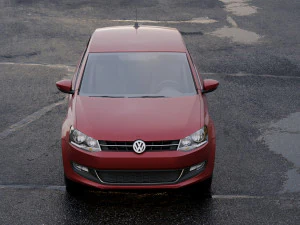 volkswagen polo 2010 3D Model