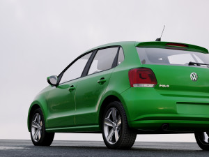 volkswagen polo 5-door 2010 Modèle 3D