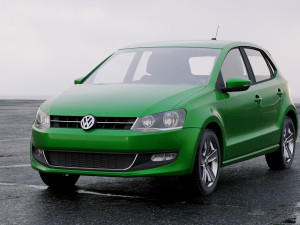 volkswagen polo 5-door 2010 Modèle 3D
