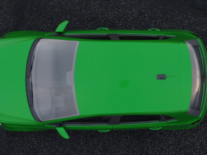 volkswagen polo 5-door 2010 Modèle 3D