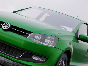 volkswagen polo 5-door 2010 Modèle 3D