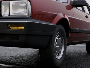volkswagen santana cn-spec 1985 Modelo 3D