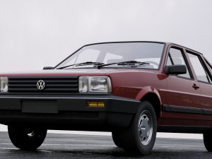 volkswagen santana cn-spec 1985 Modelo 3D