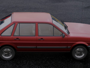 volkswagen santana cn-spec 1985 Modelo 3D