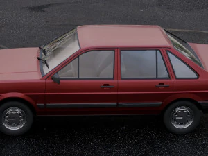 volkswagen santana cn-spec 1985 3D Model
