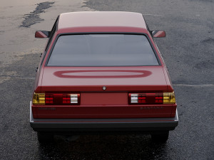 volkswagen santana cn-spec 1985 Modelo 3D